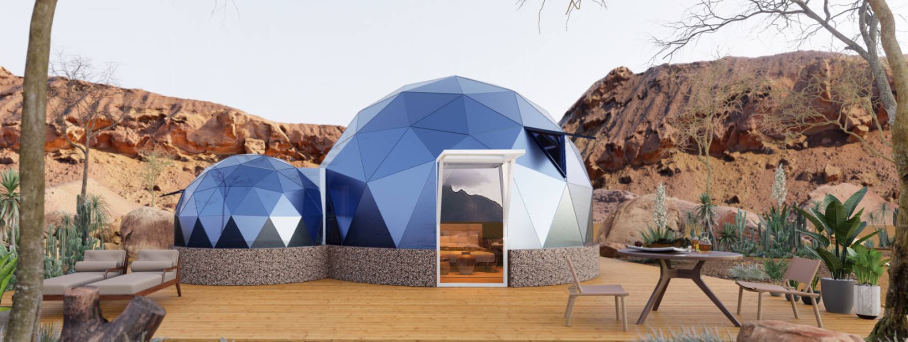 祁门县球形智能光伏玻璃星空房